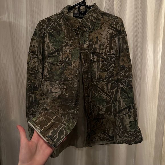 Camo WFS Element Gear Mens Button Down Long Sleeve Shirt - Picture 1 of 5